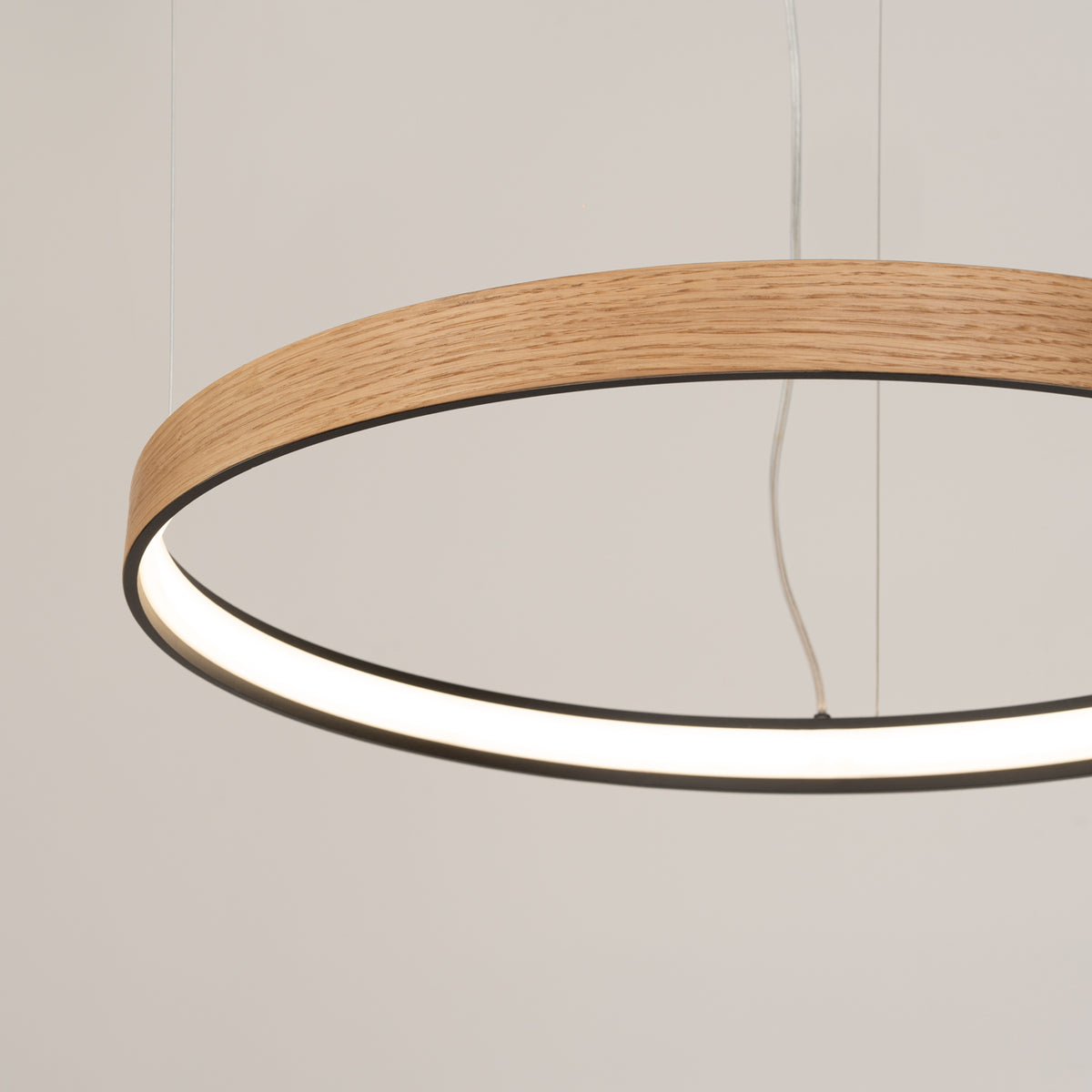 Suspension Rio Eik Ø 79 cm bois naturel