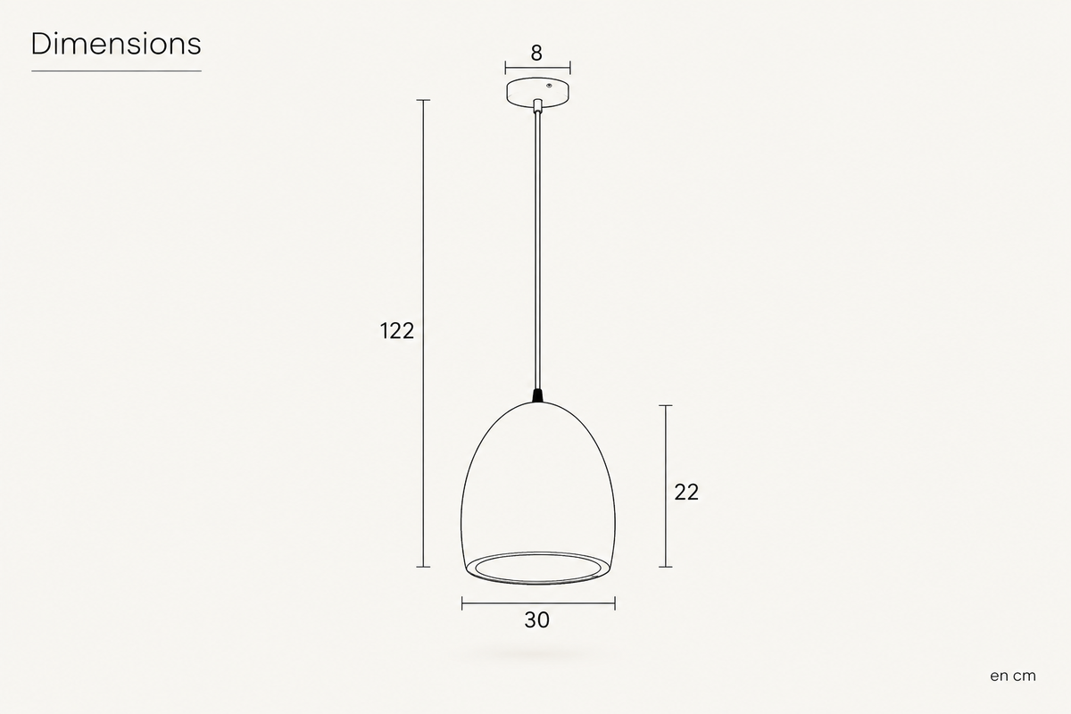 Plan de dimensions
