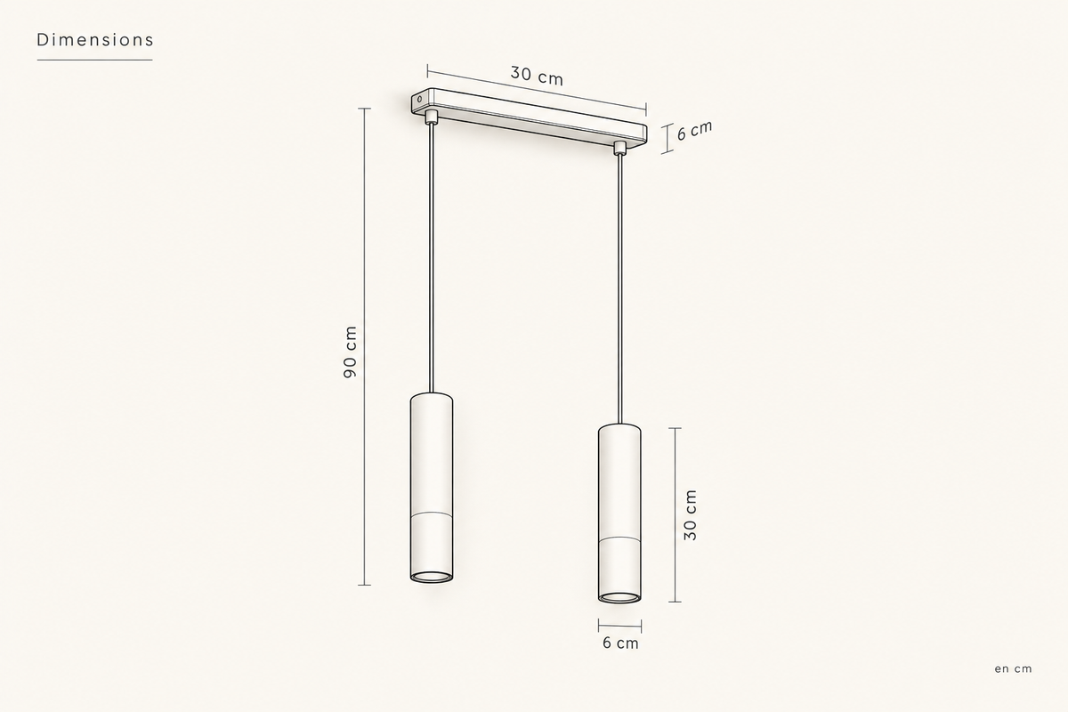 Plan de dimensions