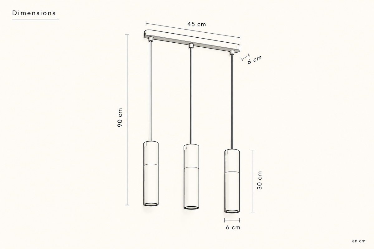 Plan de dimensions