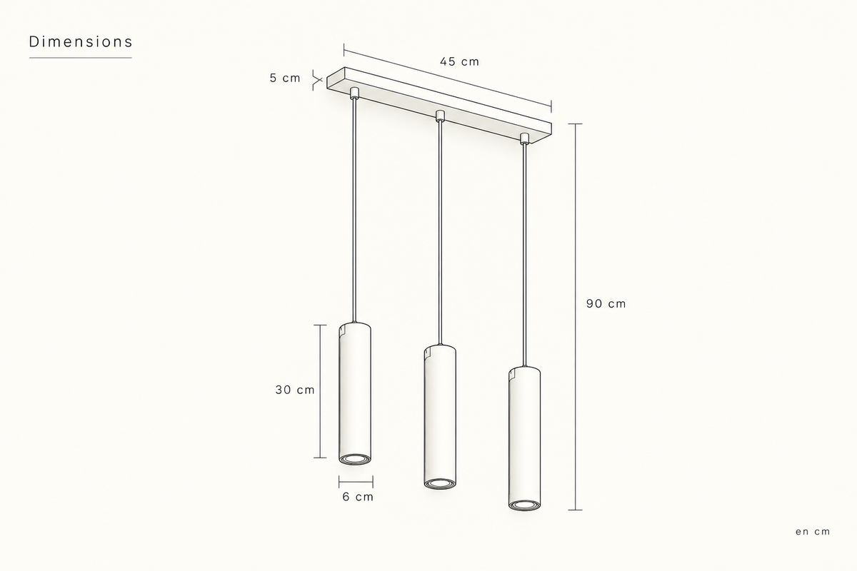 Plan de dimensions