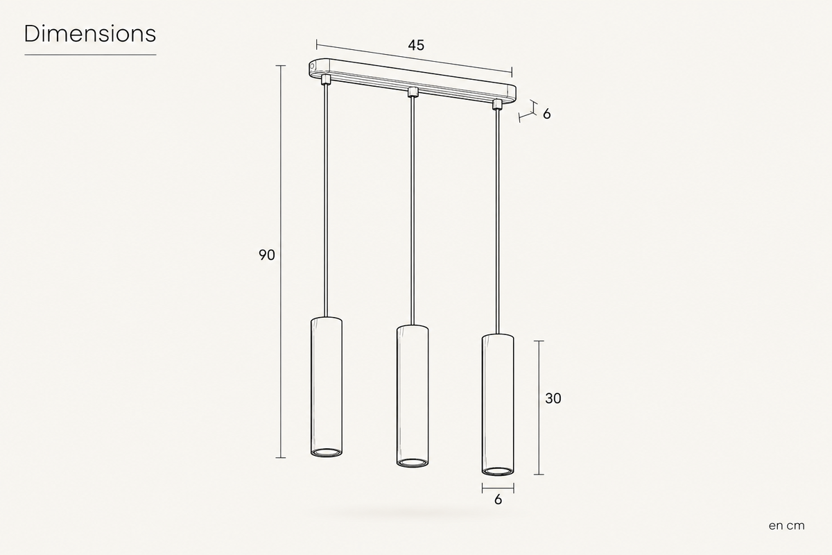 Plan de dimensions