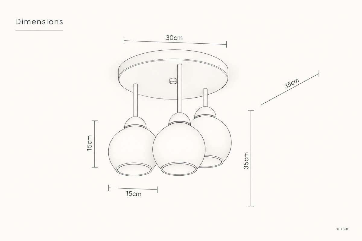 Plan de dimensions