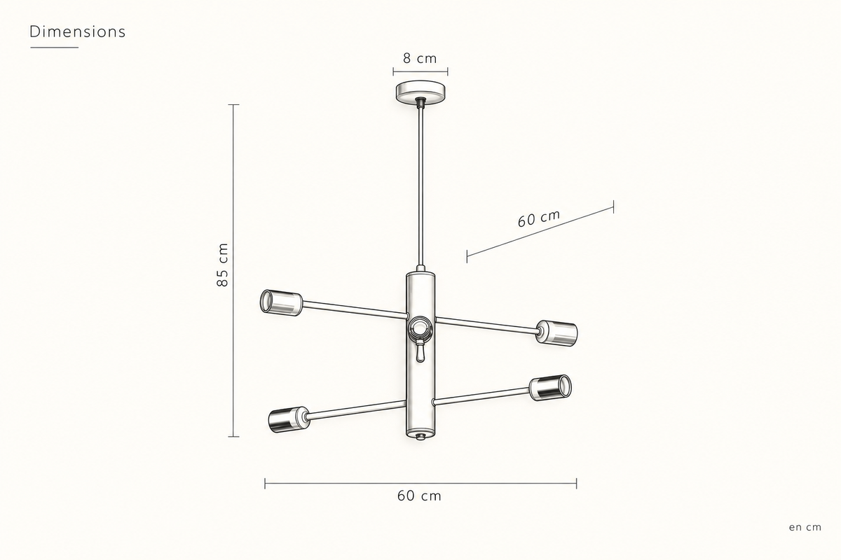 Plan de dimensions