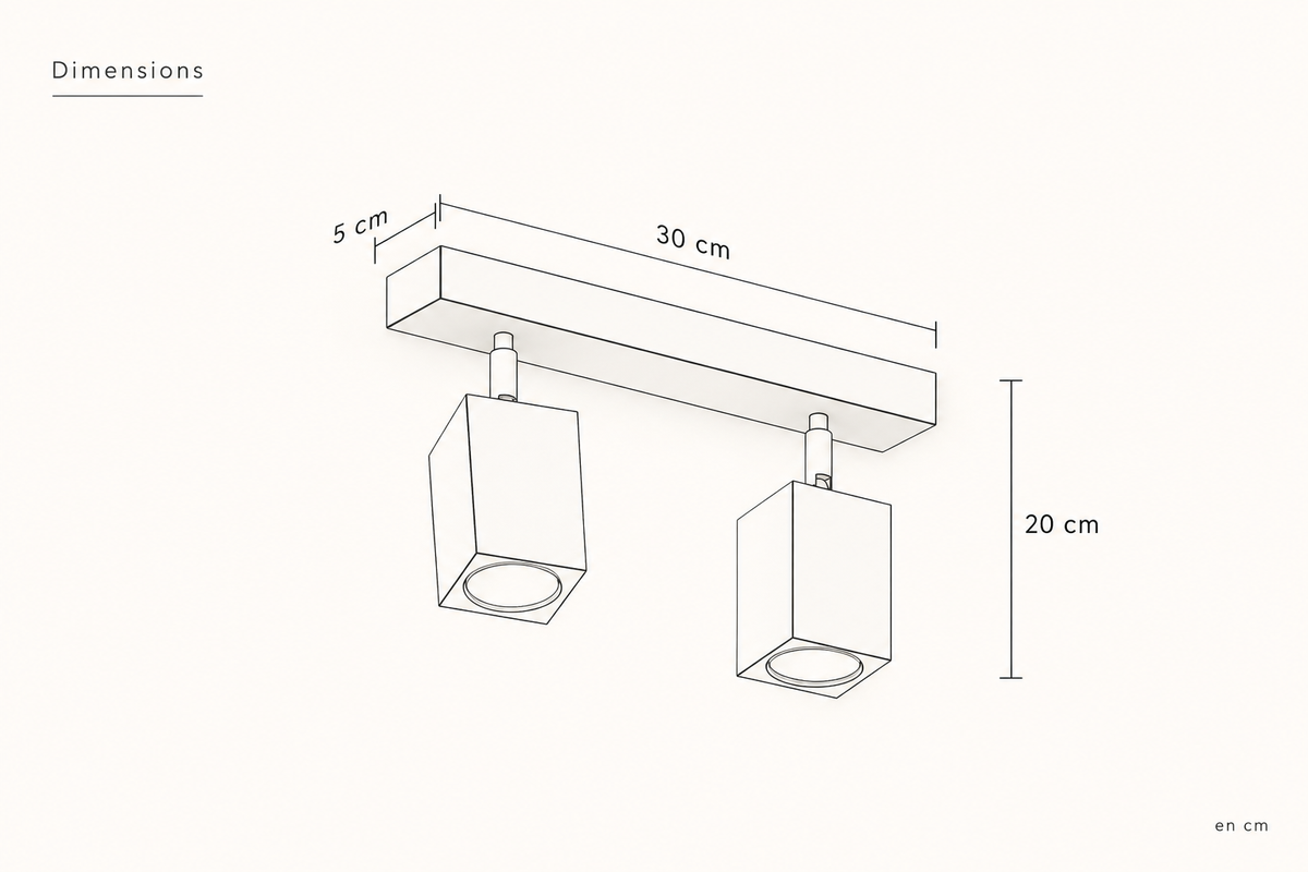Plan de dimensions