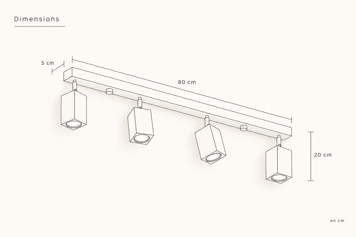 Plan de dimensions