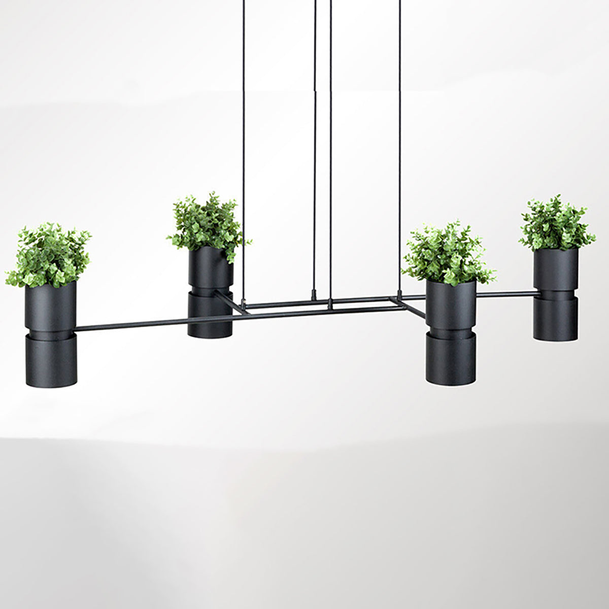 Suspension Kukkia 142 cm noir