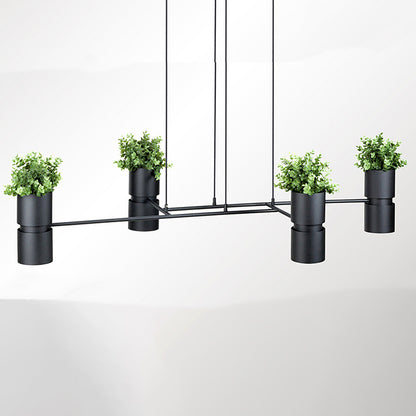 Suspension Kukkia 142 cm noir