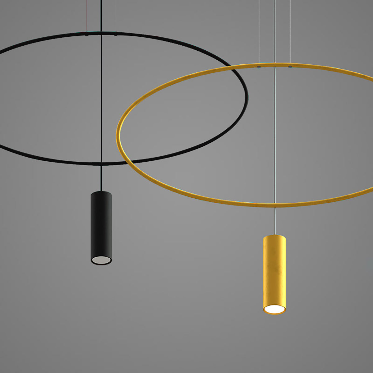 Suspension Holar 81 cm noir