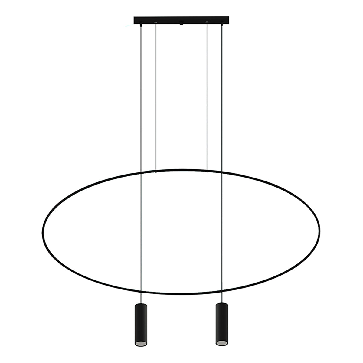 Suspension Holar 131 cm noir