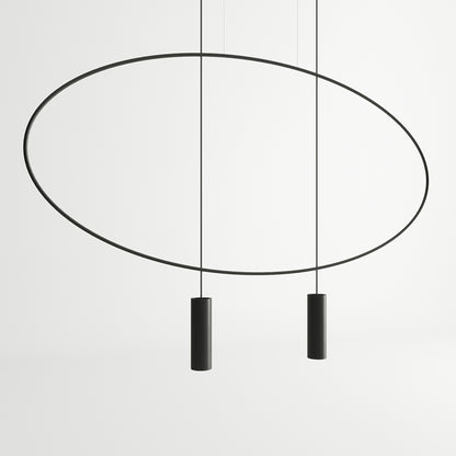 Suspension Holar 131 cm noir