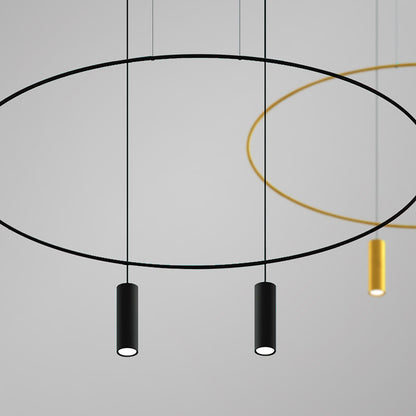 Suspension Holar 131 cm noir