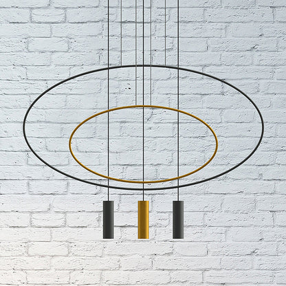 Suspension Holar 131 cm noir