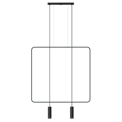 Suspension Rana 100 cm noir