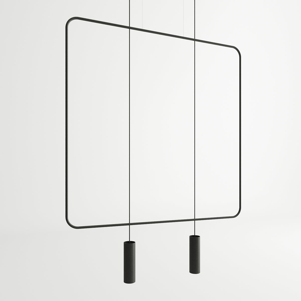 Suspension Rana 100 cm noir