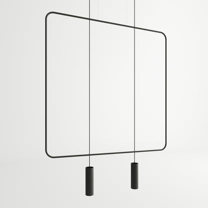 Suspension Rana 100 cm noir