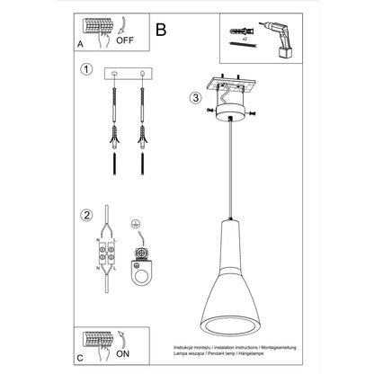 Suspension Empoli, aperçu du design