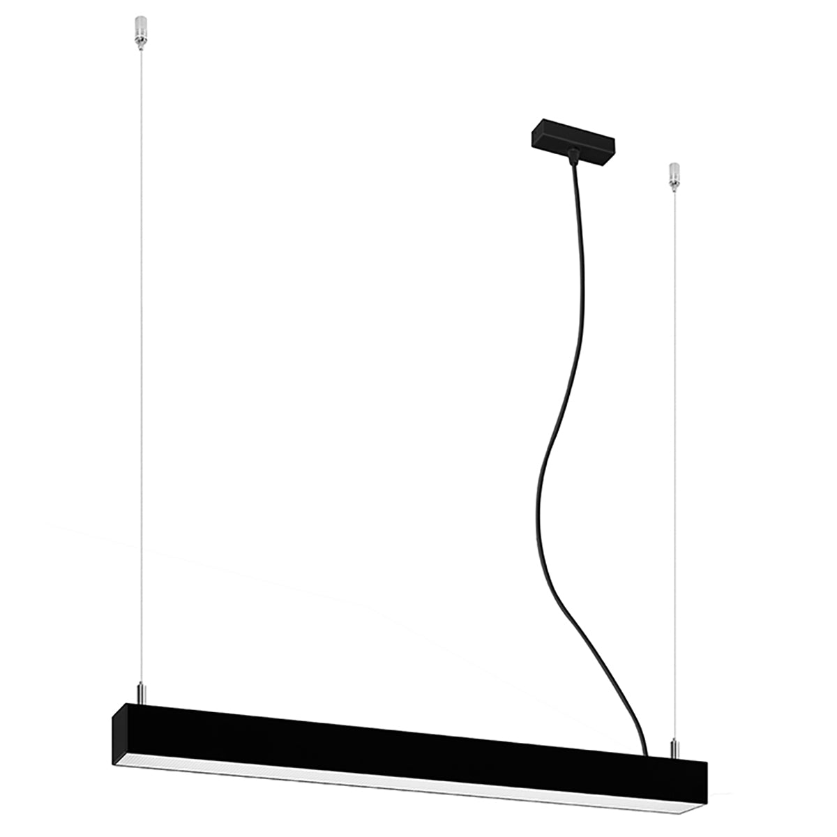 Suspension Pinne 67 cm noir