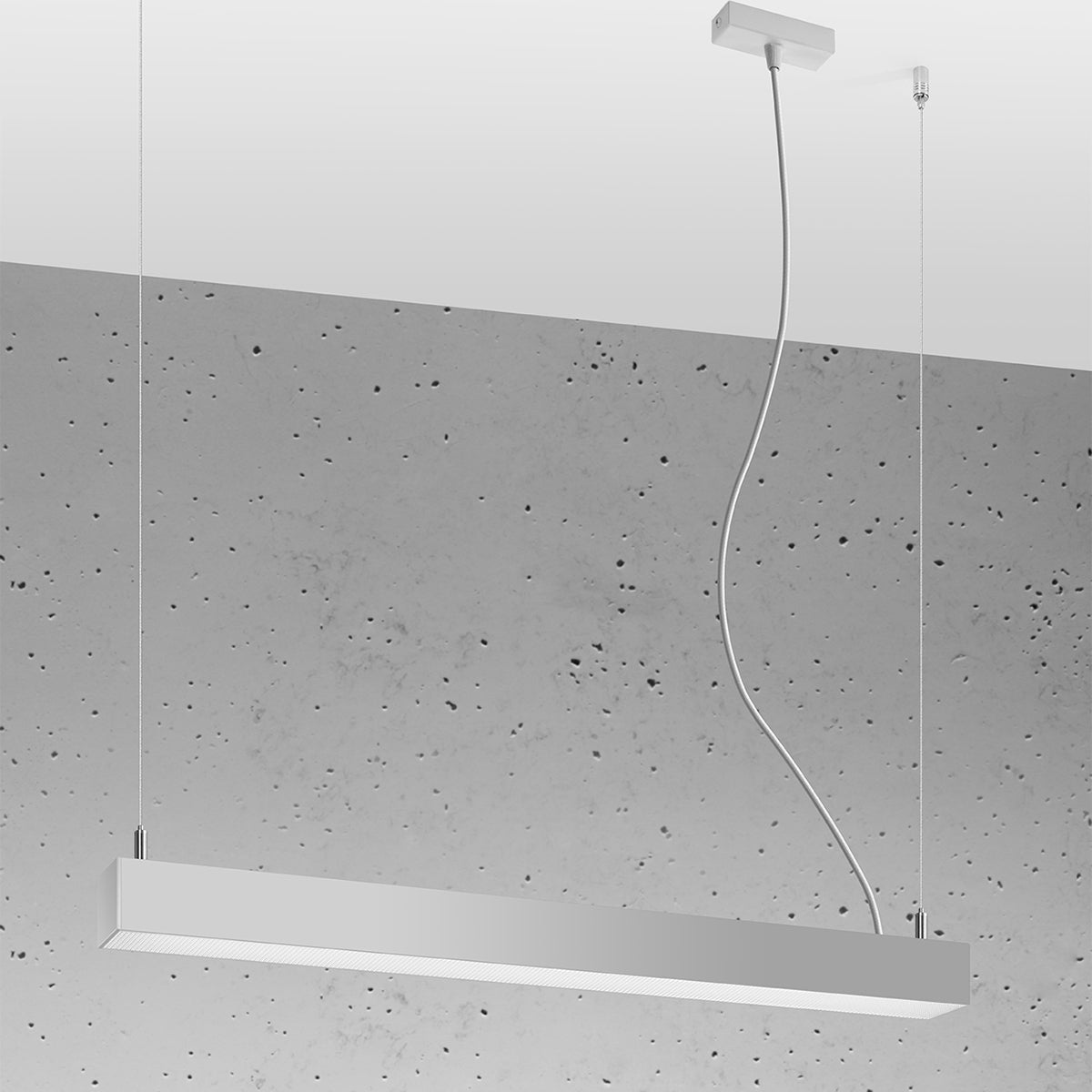 Suspension Pinne 67 cm gris