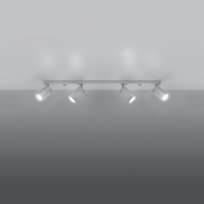 Plafonnier Ring 4L à spots orientables, autre vue