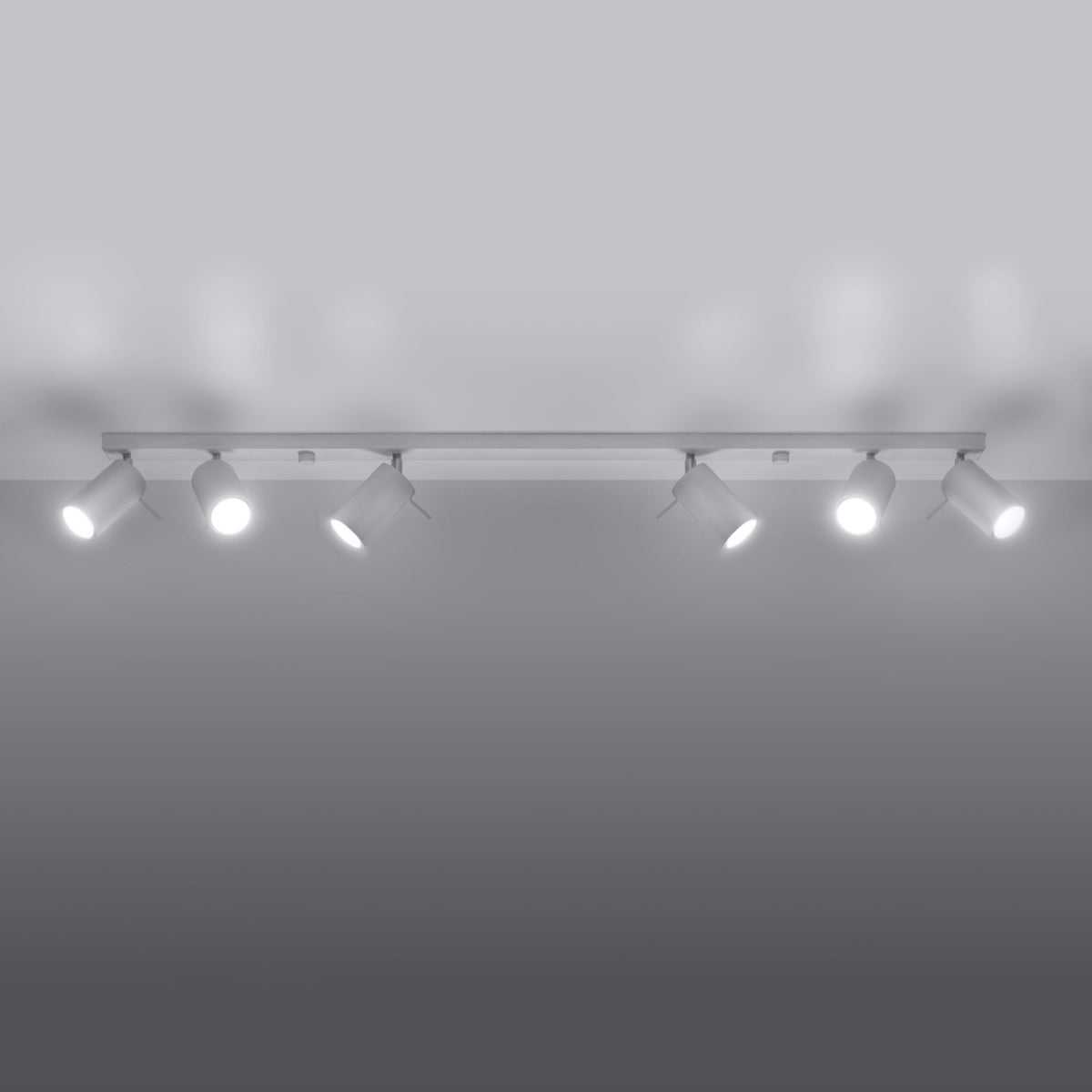 Plafonnier Ring 6L à spots orientables, autre vue
