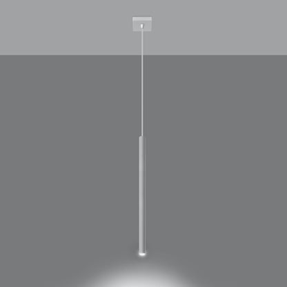 Suspension Pastelo blanche, vue sous un autre angle