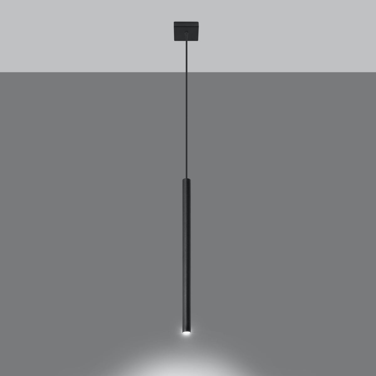 Suspension Pastelo noire, vue d'ensemble