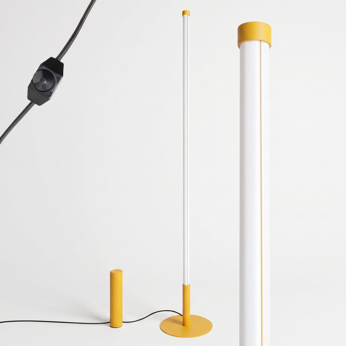 Lampadaire Trang 150 cm jaune