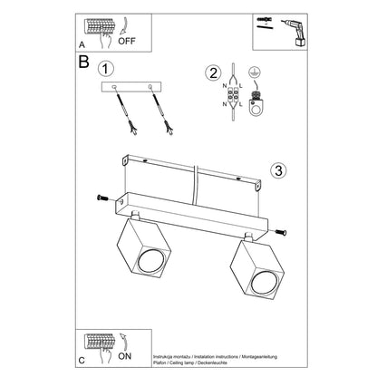 Plafonnier Keke 30 cm en chêne, aperçu du design