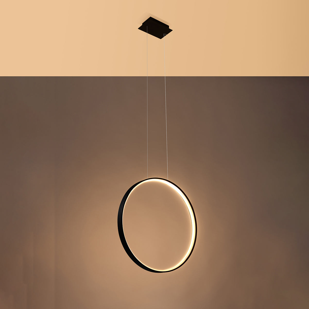 Suspension Rio Ø 55 cm noir
