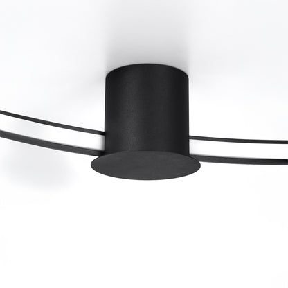 Plafonnier Rio Ø 55 cm noir