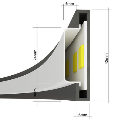 Suspension Rio Ø 55, 78 et 110 cm noir