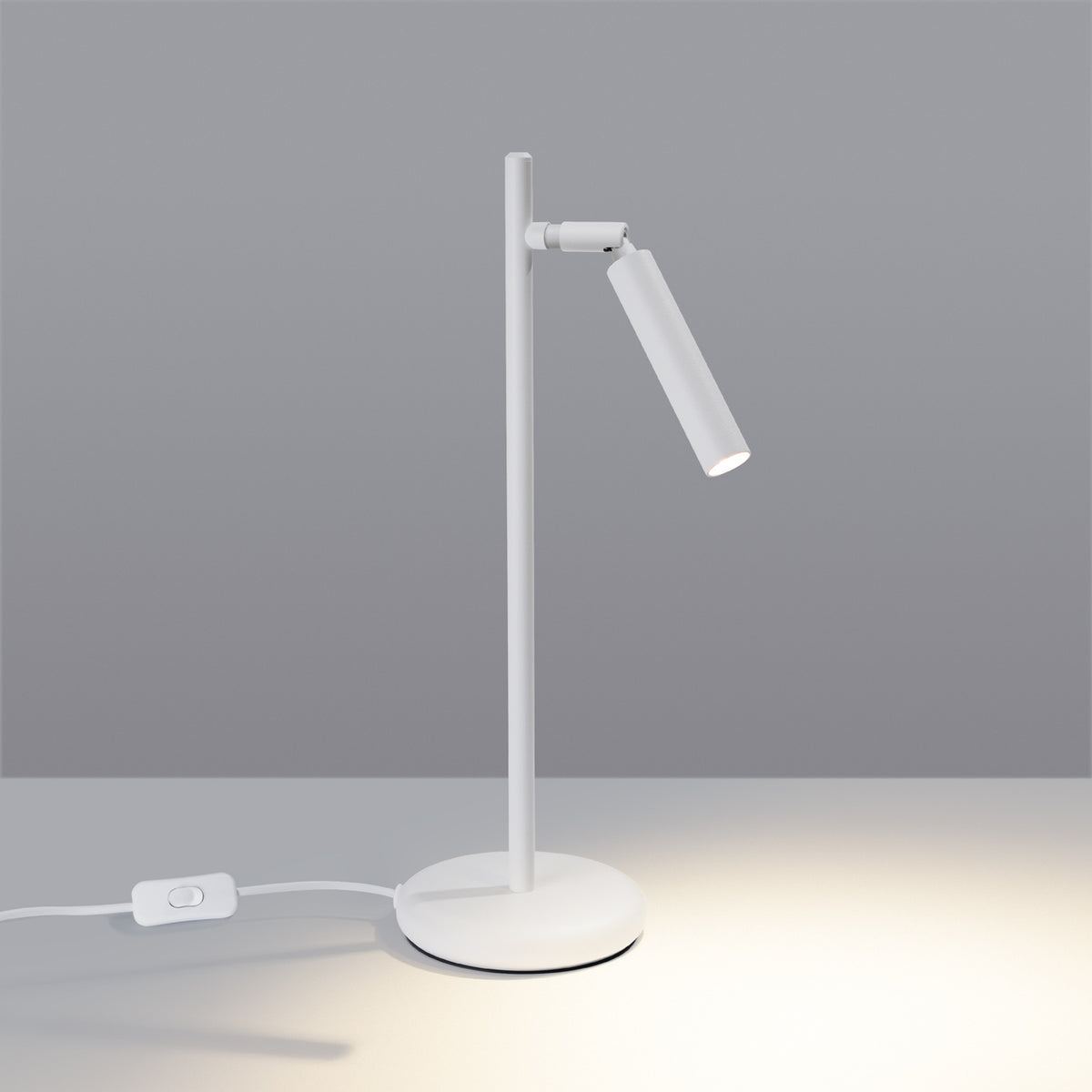 Lampe à poser Pastelo blanche, autre vue