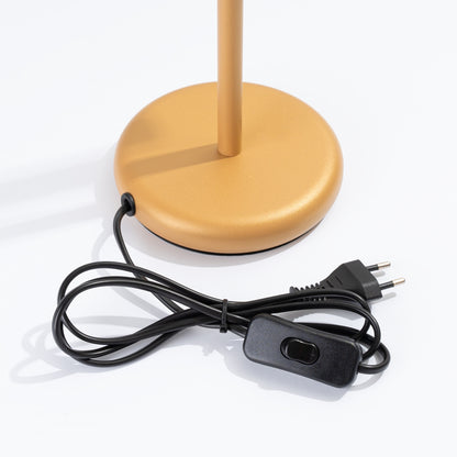 Lampe à poser Pastelo dorée, détail de la finition