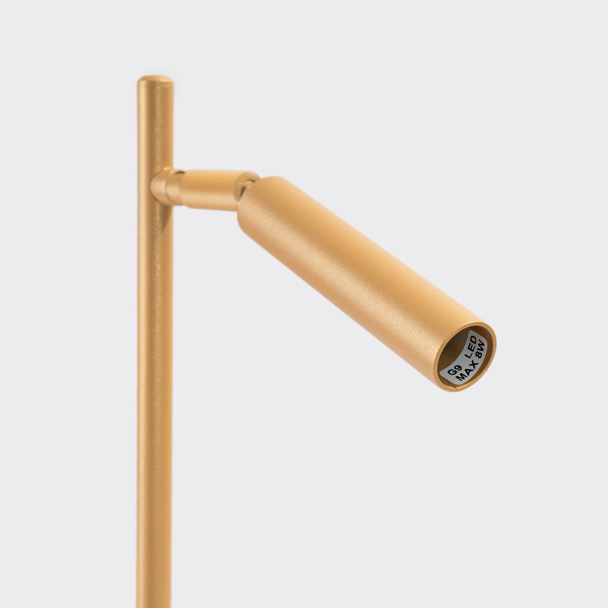 Lampe à poser Pastelo dorée, vue d'ensemble