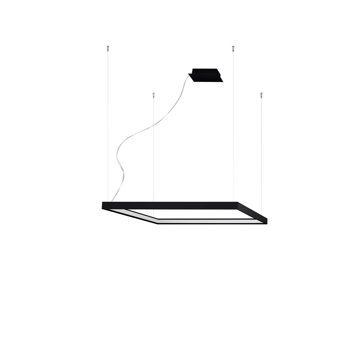 Suspension Nelya 80 cm noir