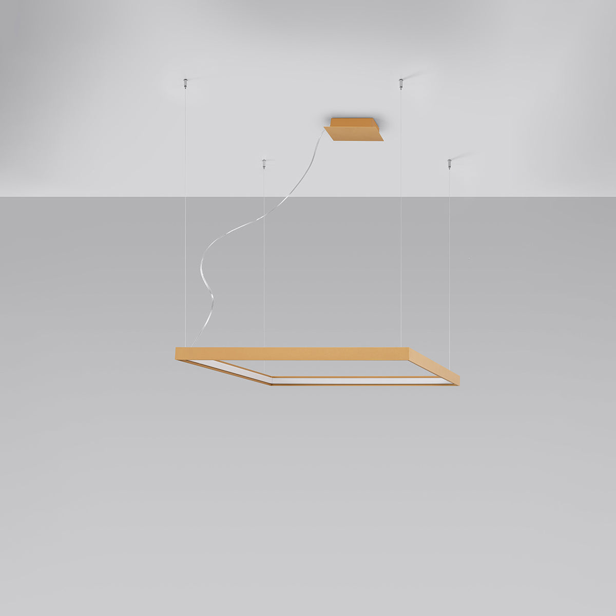 Suspension Nelya 80 cm doré
