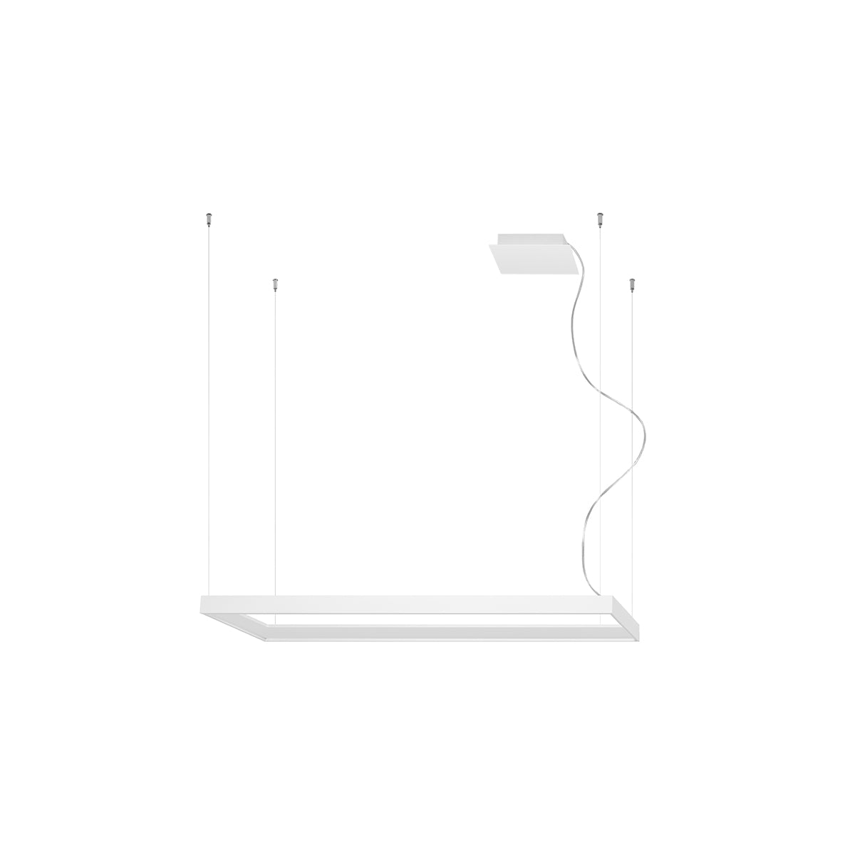 Suspension Tuula 100 cm blanc