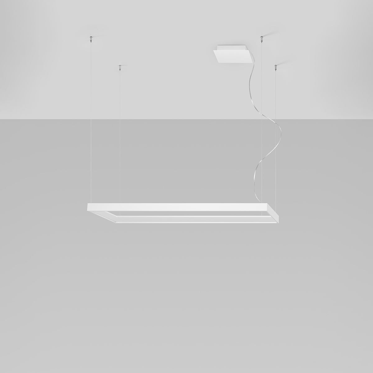 Suspension Tuula 100 cm blanc