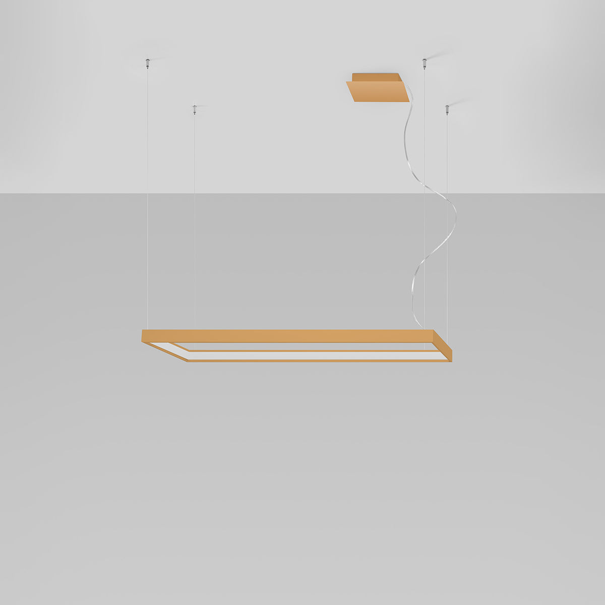 Suspension Tuula 100 cm doré