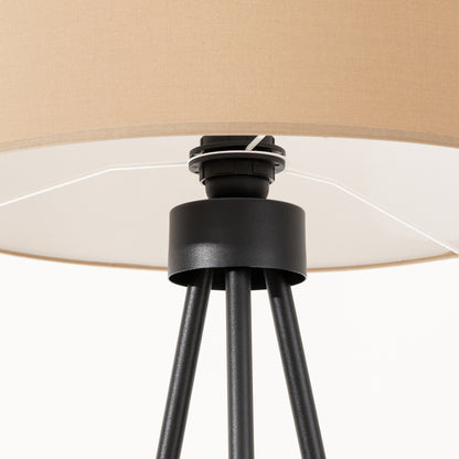 Lampadaire Nevia beige, vue d'ensemble