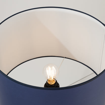 Lampadaire Nevia marine, détail de la finition