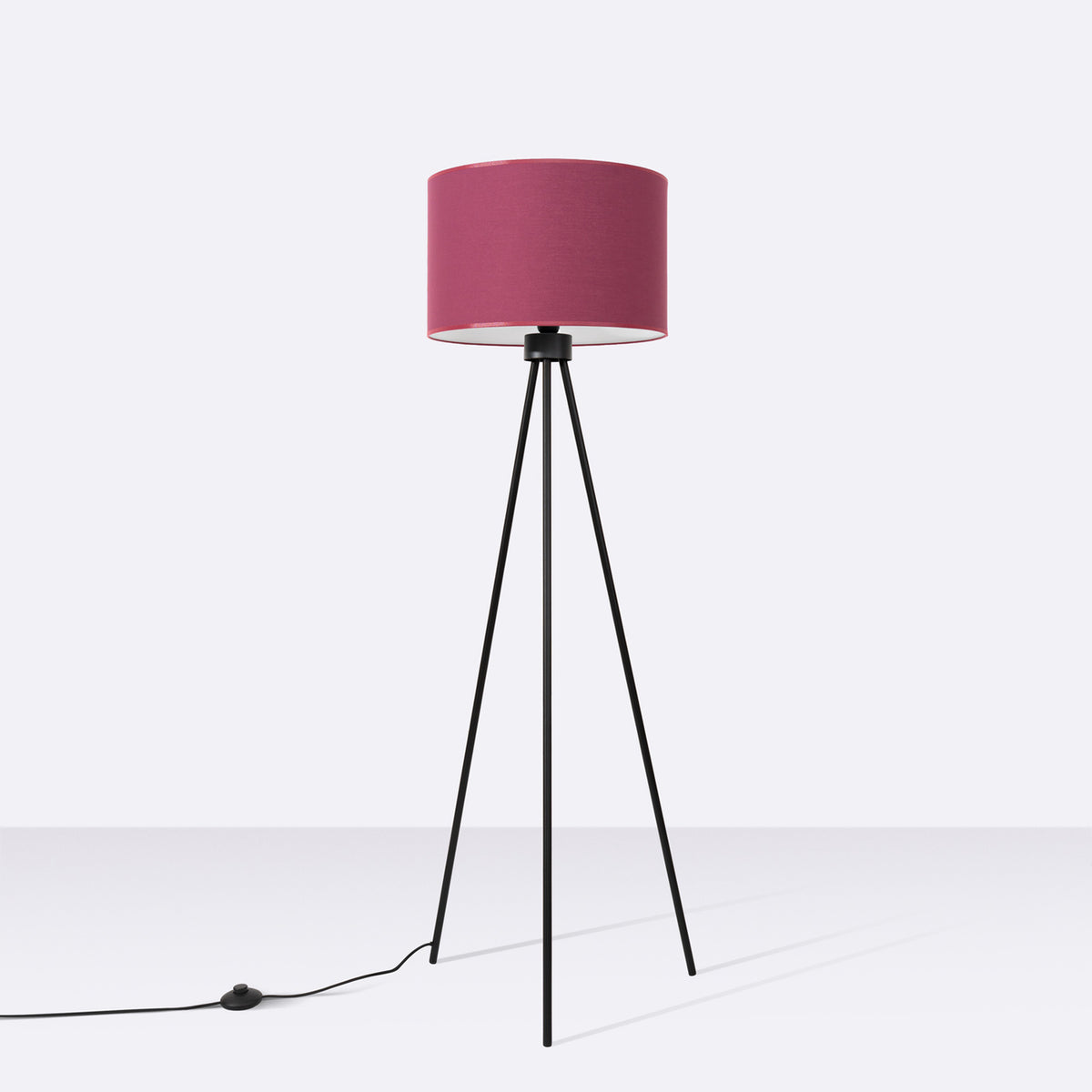 Lampadaire Nevia bordeaux, autre vue