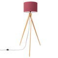 Lampadaire trépied abat-jour tissu Ø 40 cm intemporel – Natt