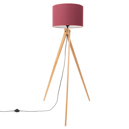 Lampadaire Natt bordeaux, détail du design