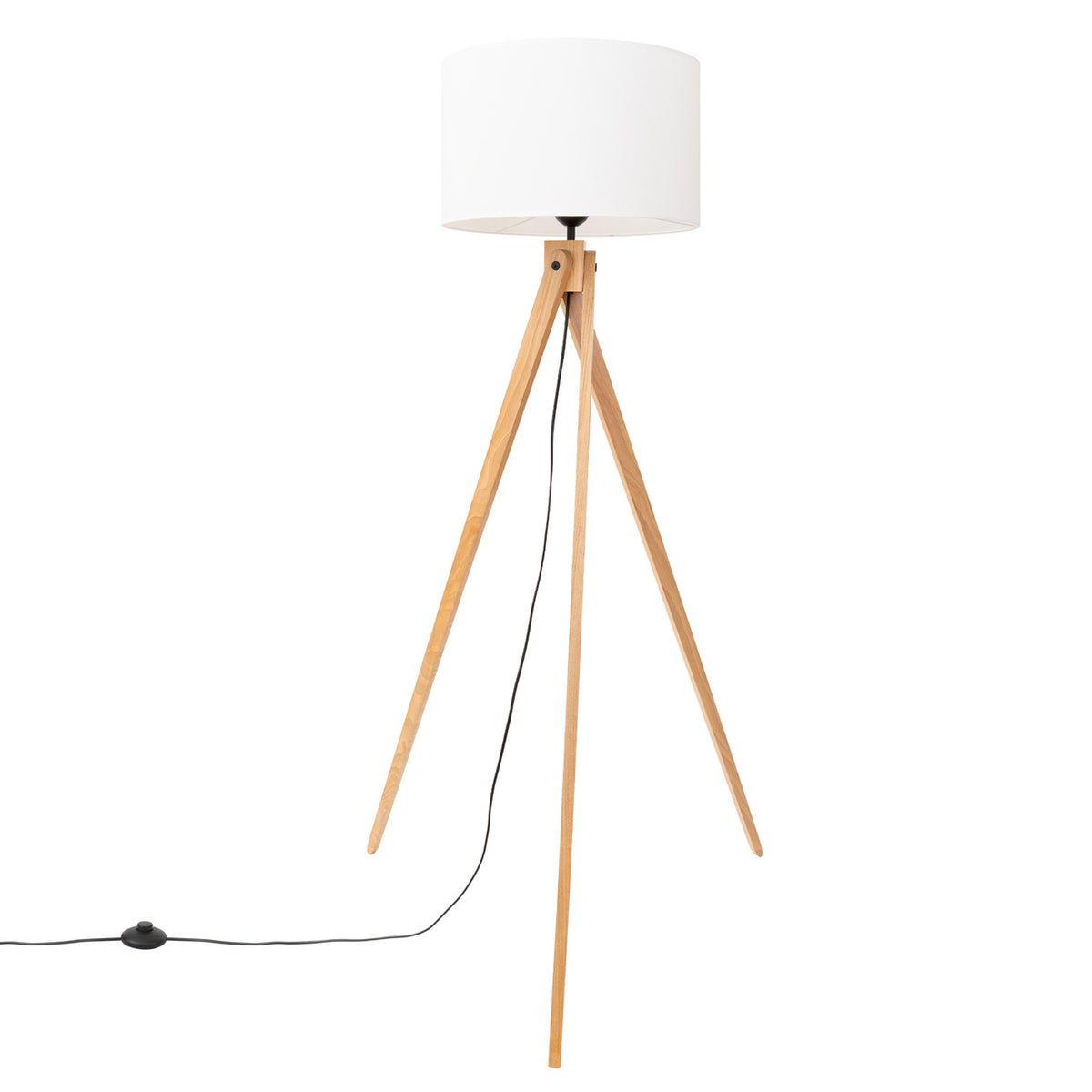 Lampadaire Natt blanc, détail du design