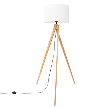 Lampadaire Natt blanc, détail du design