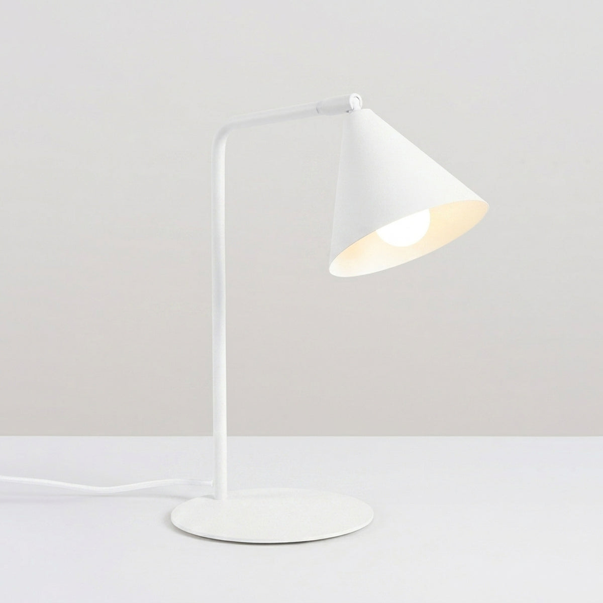 Lampe de table Nox blanche, autre vue