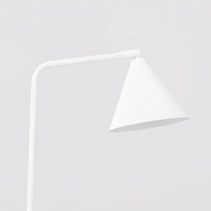 Lampe de table Nox blanche, vue sous un autre angle