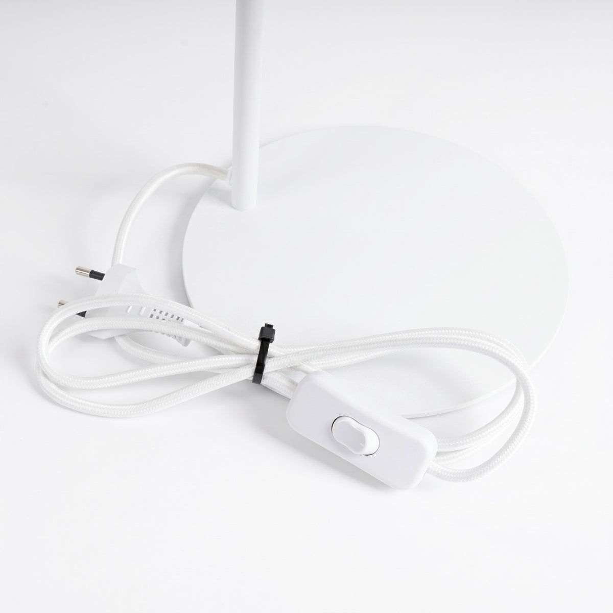 Lampe de table Nox blanche, autre angle de vue